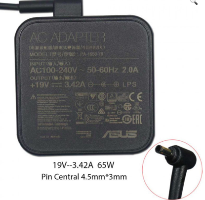Picture of ORIGINAL ASUS 19V 3.42A ADAPTER (4.5*3.0MM)