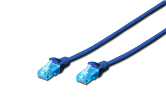 Picture of Digitus UTP CAT5e Blue Patch Lead cable 2.0m